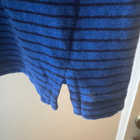 Rag & Bone Men's Black Striped Blue Tee - Picture 10 of 11